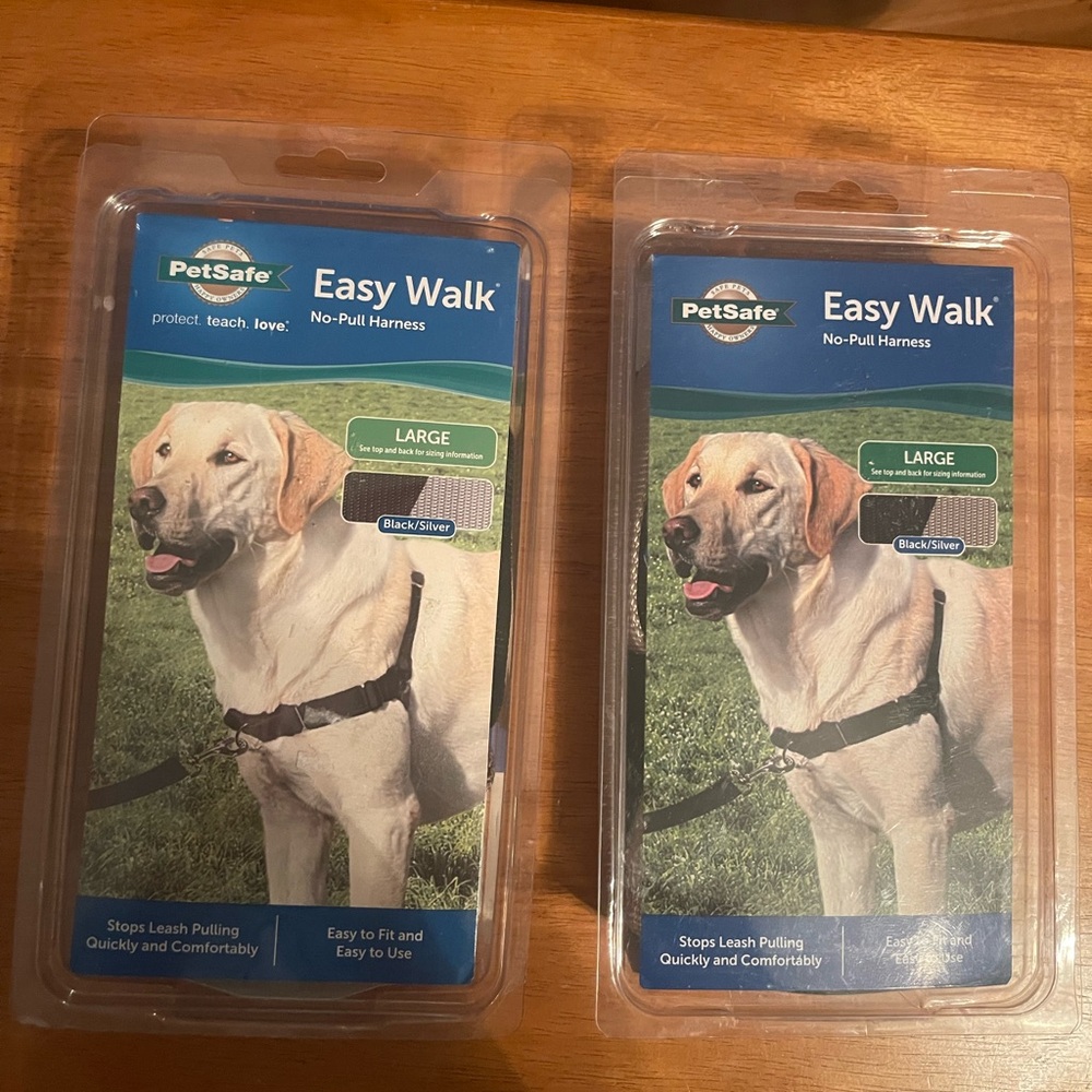 New In Package, Never Opened, PetSafe Easy Walk No-Pull Harness Size Large.